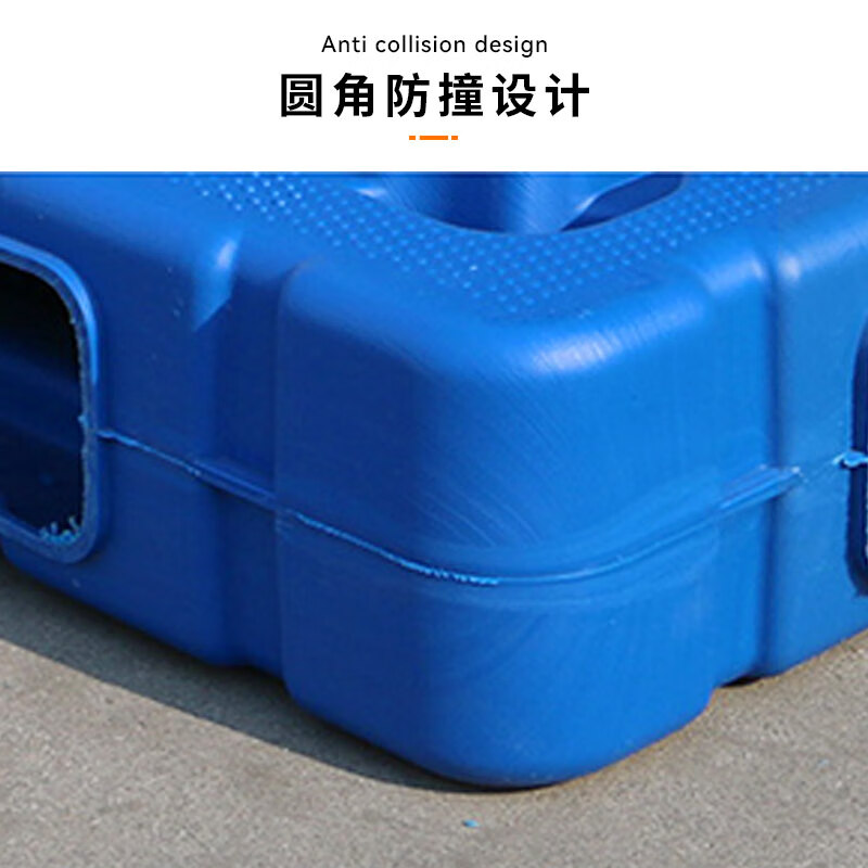 域赢双面重型吹塑托盘堆码货物超市仓库货架物流周转塑胶防潮垫板塑料双面托盘22kg 1300*1100*150高清大图