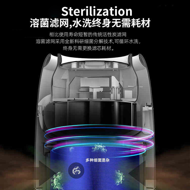 万途(WANTU)QT-JS2012无雾加湿器净化器家用轻音卧室空调房孕妇婴儿除菌空气净化加湿一体机冷蒸发室内大容量纯净