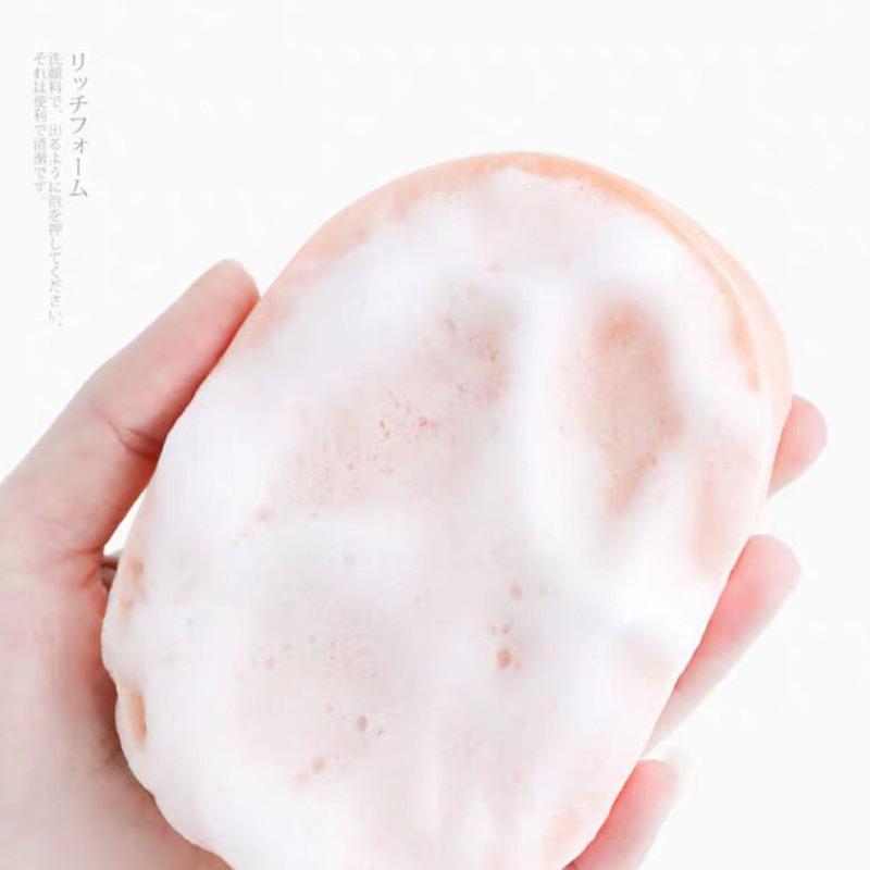 洗脸扑薄珍珠海绵面扑超细腻面扑抑菌清洁脸扑送压缩面膜深层清洁 4片0.7cm厚洗脸扑