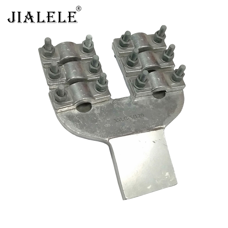 JIALELE 螺栓型双导线设备线夹 SSLG-5/120 个高清大图