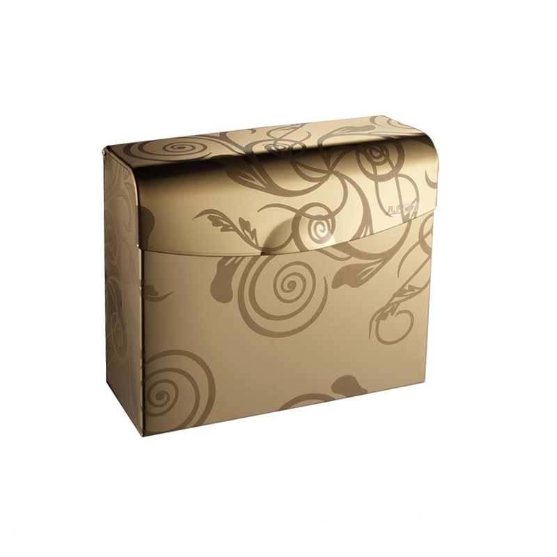 闪电客卫生间纸巾盒免打孔厕所卫生纸盒浴室厕纸盒草纸盒洗手间擦手