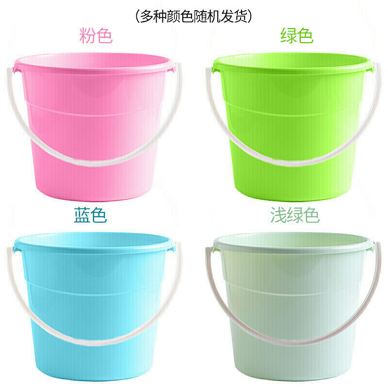 茶花(CHAHUA)塑料桶大号家用手提水桶洗车洗衣储水桶大容量 0207颜色随机高清大图