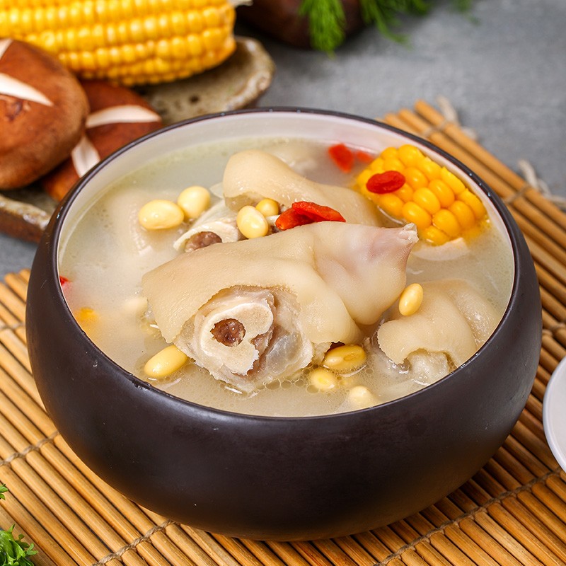 食无竹 猪蹄块1kg 免切猪蹄子猪爪猪手猪脚猪蹄生鲜 囤货食品 猪肉生鲜高清大图
