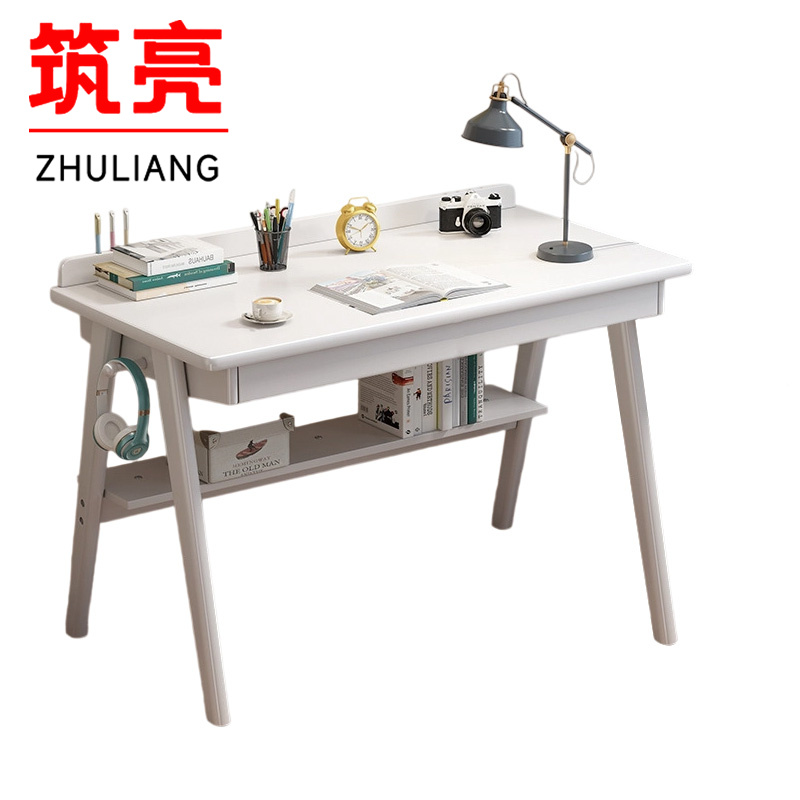 筑亮 实木电脑桌 Y48 张高清大图