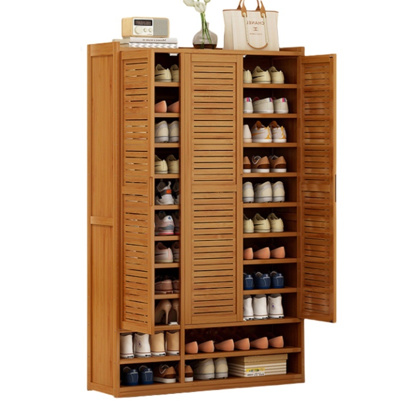 攸形实木鞋柜900*320*1720mm个高清大图