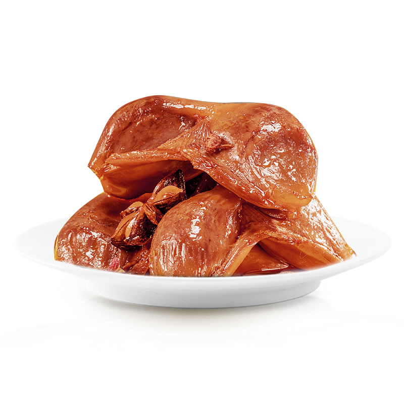 来伊份 卤味鸭肫130g 来一份熟食真空鸭胗零食小吃休闲食品苏宁超市自营零食