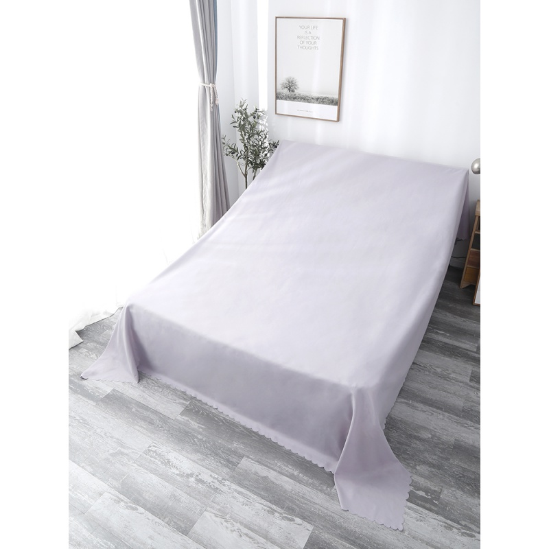 家柏饰(CORATED)家具沙发防尘布料遮灰布装修遮卧室客厅床防尘罩大盖布挡灰布 白色 1.2*2.0m(电视电脑桌)高清大图