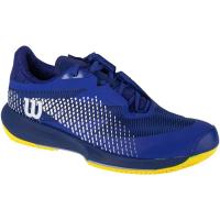 威尔胜(Wilson)网球鞋专业男子缓震防滑 clay场地 tennis鞋 Blue 46.5