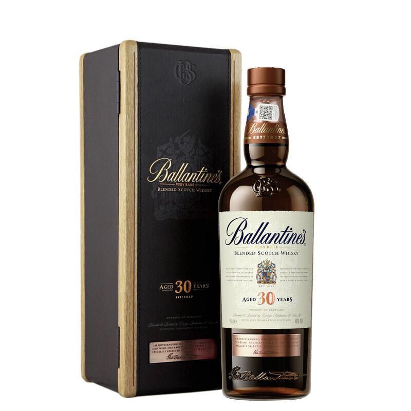 百龄坛ballantines英国原装进口洋酒苏格兰威士忌百龄坛30年