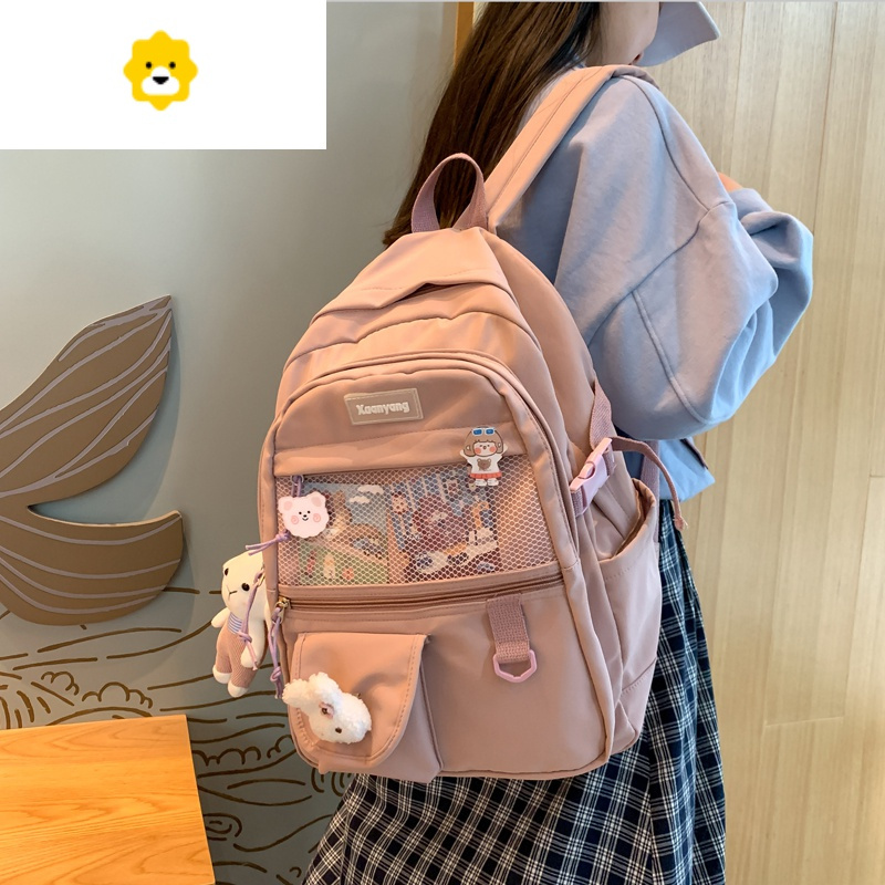 FENGHOU小学生书包女韩版三四五六年级女童双肩包可爱网红初中生背包ins