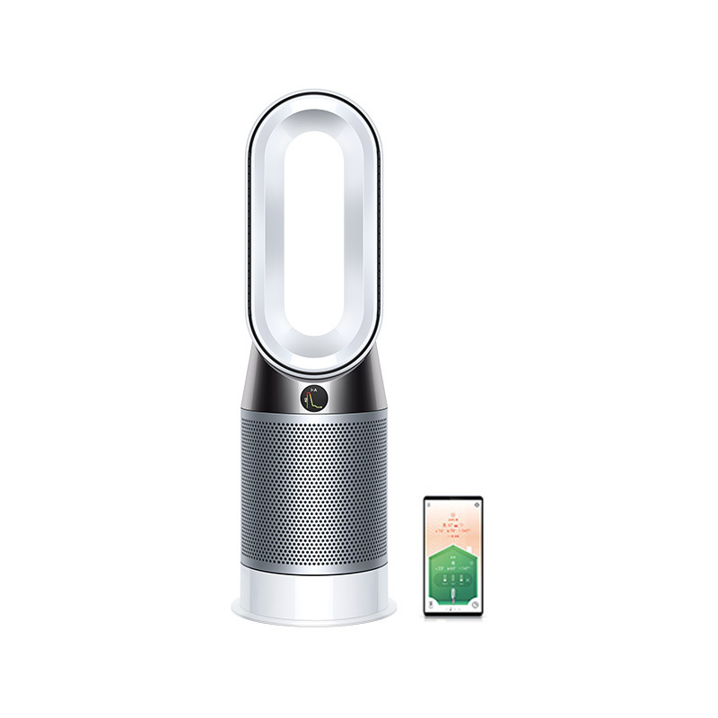 戴森(Dyson)空气净化暖风扇HP04除菌除甲醛 兼具空气净化器暖风扇功能 整屋循环净化 白金色 智能塔式