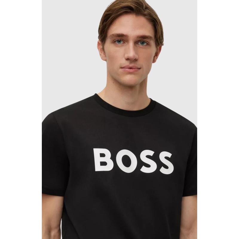 Hugo boss圆领短袖T恤男士舒适透气休闲日常穿搭高清大图