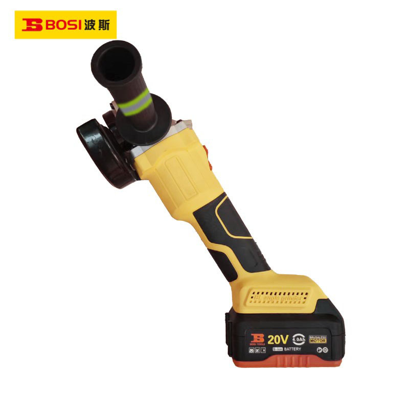 波斯(BOSI) 荧光系列无刷锂电角向磨光机 20V/4.0Ah 台高清大图