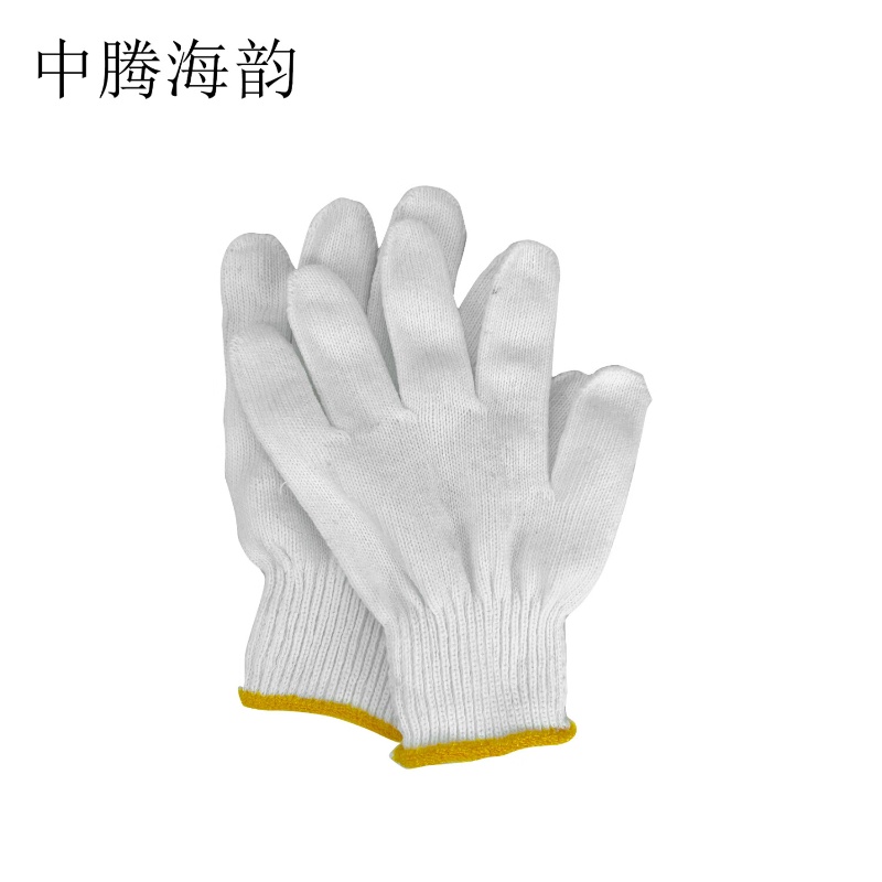 中腾海韵 棉线手套 60g/双 单位:双 纯白 1双高清大图