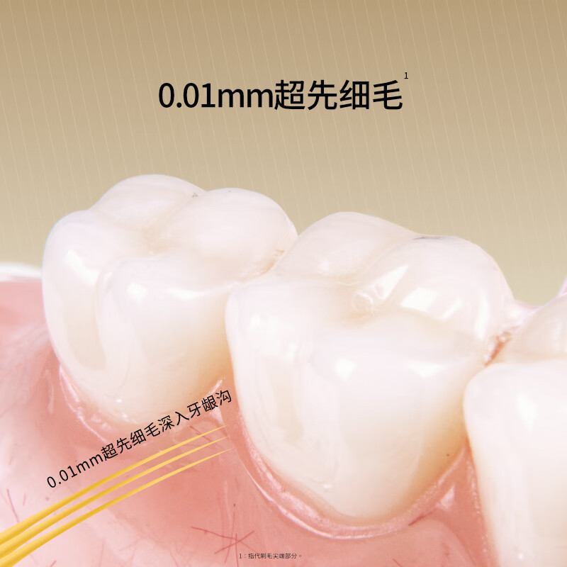 惠百施65孔舒适特护宽头牙刷软毛 1p高清大图