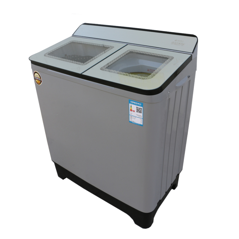 樱花11公斤拉丝银不锈钢双桶洗衣机