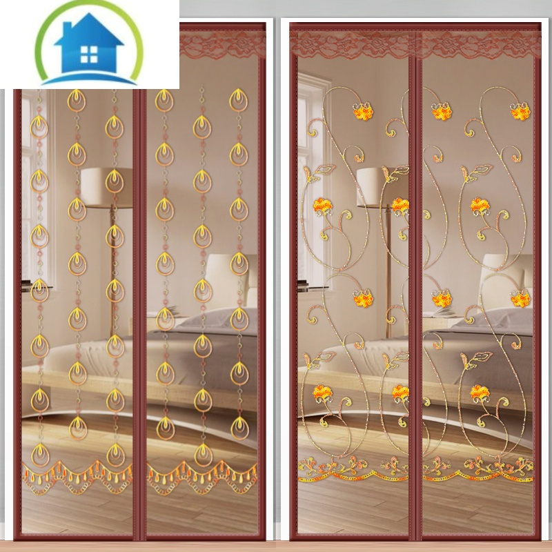 三维工匠加密防蚊门帘夏季纱窗网防蝇磁吸免打孔魔术贴自吸家用隔断纱