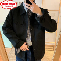 SHANCHAO牛仔外套男潮ins韩版潮流宽松百搭夹克港风潮牌休闲帅气网红外套