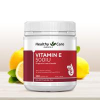 [内养外调]Healthy Care 维生素E胶囊 500IU 200粒/瓶 澳洲进口 241克