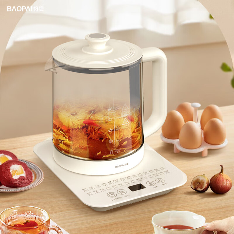 豹牌 家用快速加热多功能养生煮茶壶 1.8L BP-9238高清大图
