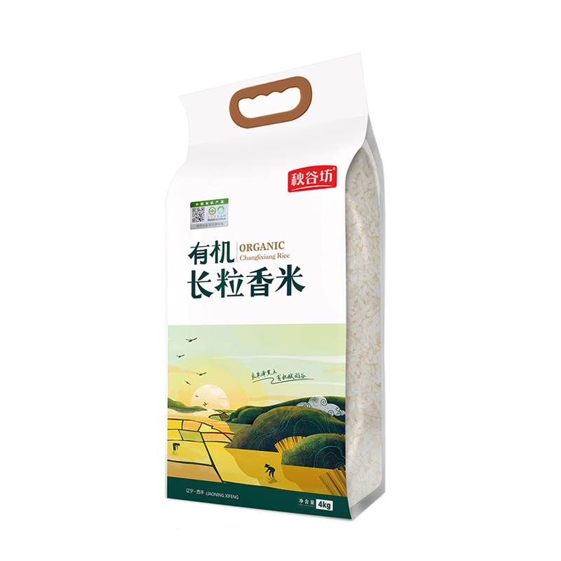 秋谷坊有机长粒香大米4kg东北大米