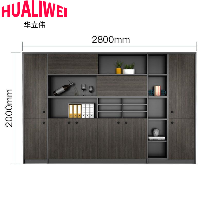 华立伟书柜资料柜3.2米台高清大图