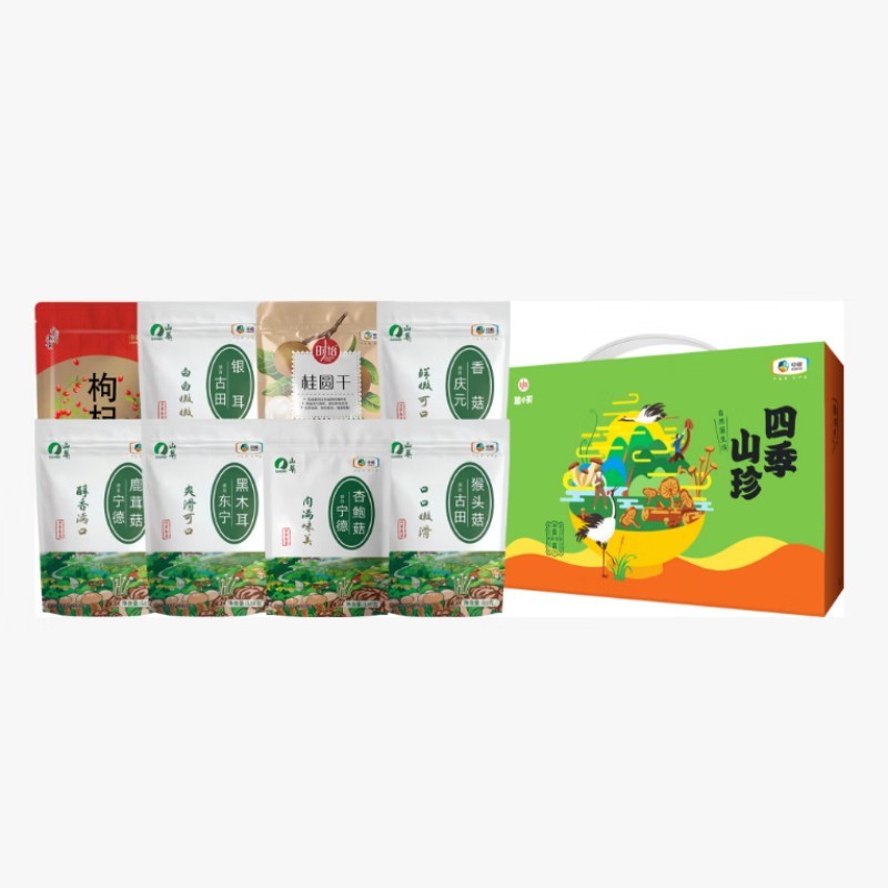 中粮四季山珍礼盒A高清大图