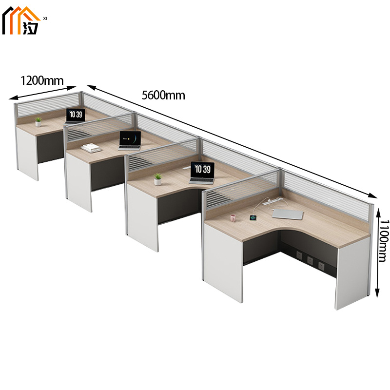 汐 屏风桌 四人位张