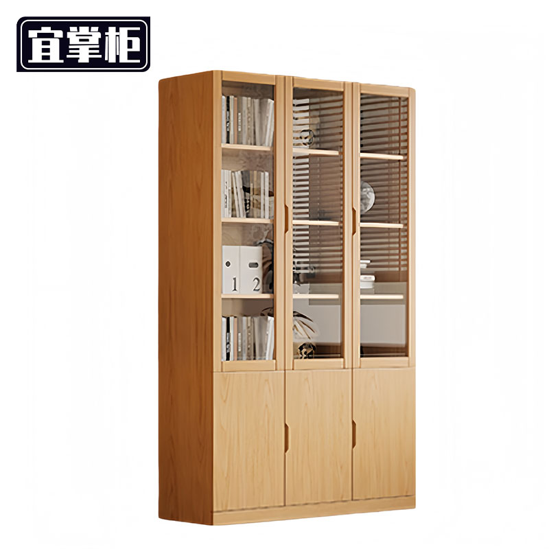 宜掌 柜 木质书 柜高清大图