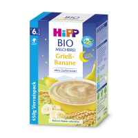 德国HIPP喜宝 婴幼儿晚安小麦香蕉奶糊6个月+450g/盒