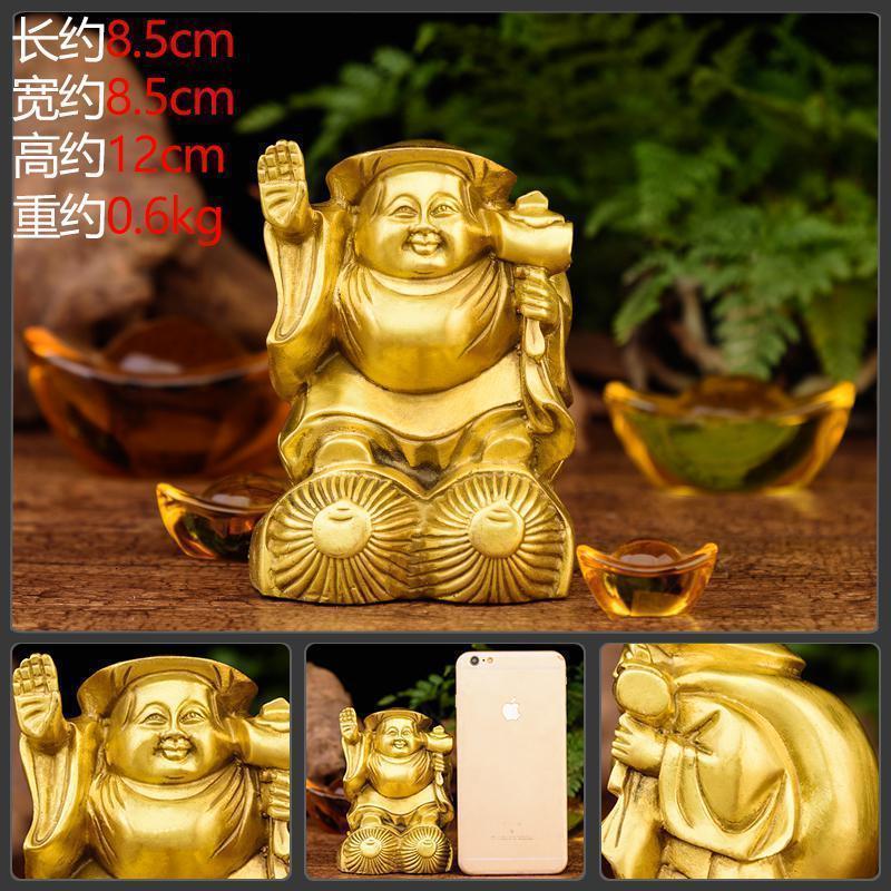家柏饰(CORATED)大黑天佛像 藏传密宗铜招手像财富之神家居摆件高清大图