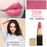 【七夕情人节礼物-送礼盒礼袋】汤姆福特(Tom Ford)TF口红 烈焰幻魅唇膏 经典黑管08#FLAMINGO玫红色