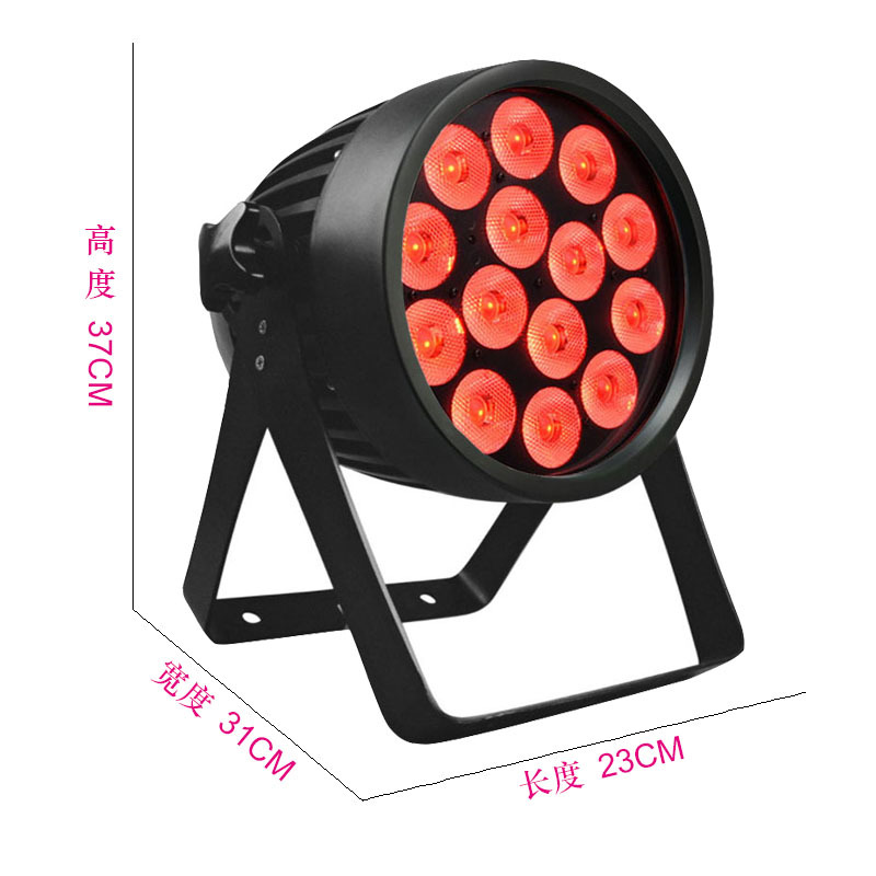 迪杰帝克DJTEC VCW6600BAT 聚光灯 14颗 6合1 RGBWA+UV 瑞典无线WDMX 电池染色灯 I
