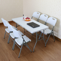 折叠桌子家用饭桌户外摆摊桌椅便携式长方形小餐桌地摊长条桌