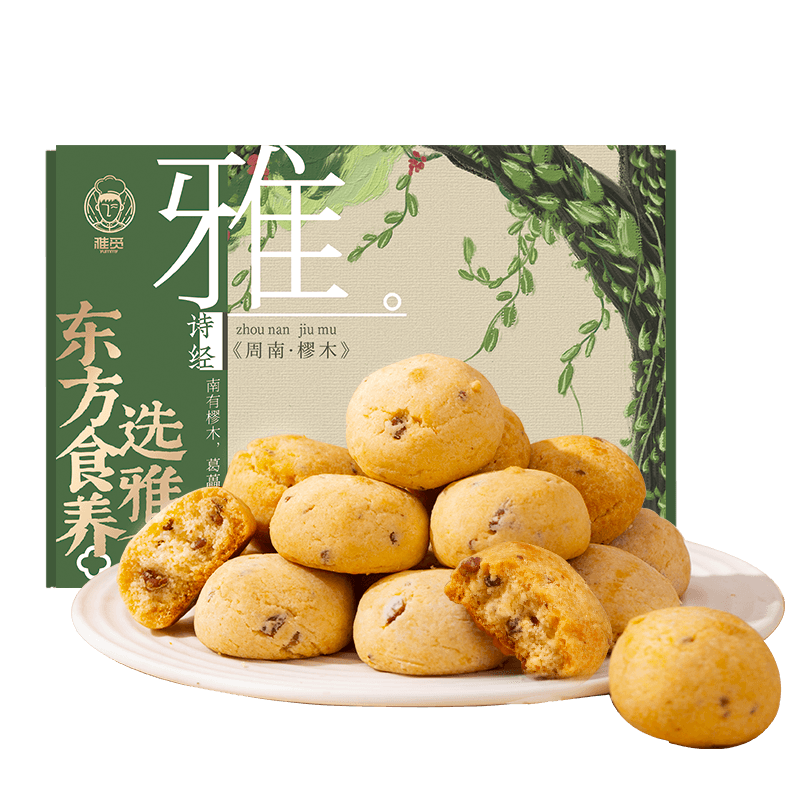 雅觅 焦香山 核桃酥 200g/箱