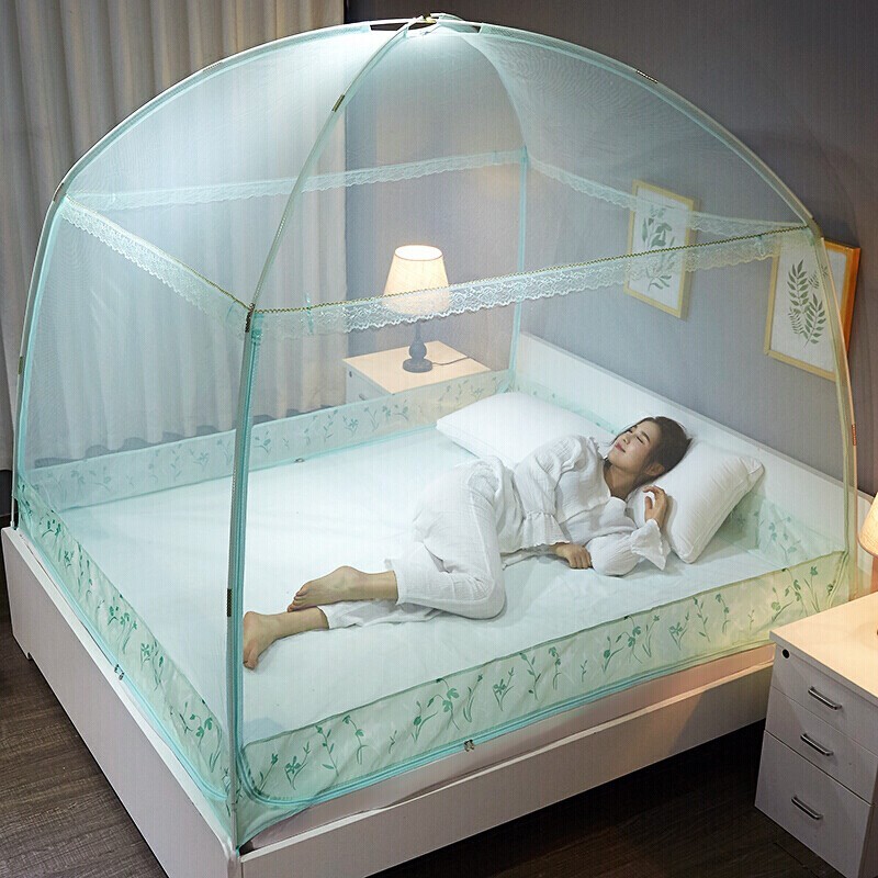 秦泰(cqint)类别:蚊帐颜色:水兰蚊帐类别:蒙古包蚊帐适用床尺寸:1