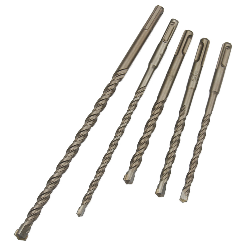 易尔拓yato加长冲击电锤钻头穿墙四坑圆柄混凝土水泥墙壁打孔钻yt4