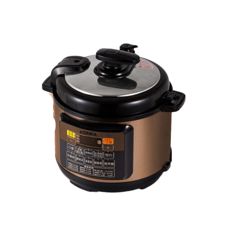 康佳(KONKA) KYLG-5001E(JS)电压力锅 5L(单位:台)褐色