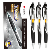 晨光 M＆G 按动中性笔 GP-1350 0.5mm (黑色) 12支/盒 (替芯 G-5) 盒