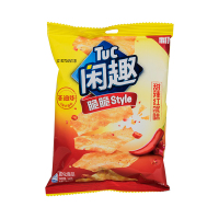 闲趣脆脆style甜辣红椒味35g休闲零食
