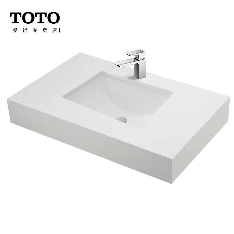 TOTO台盆LW1535 1536台下盆嵌入式面盆家用简约陶瓷大容量方形洗手洗漱洗脸盆