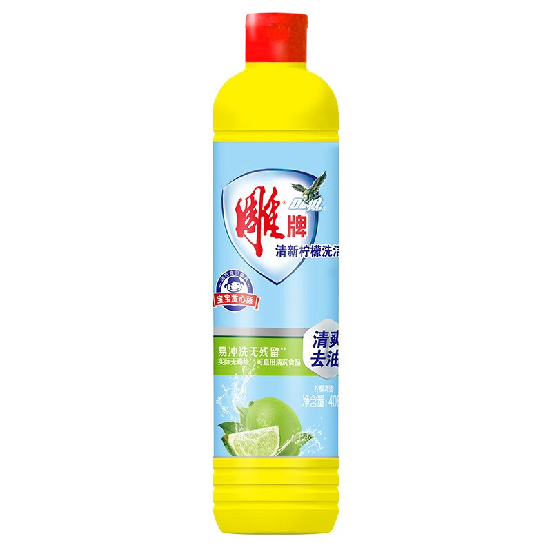 雕牌清新柠檬洗洁精 408g高清大图