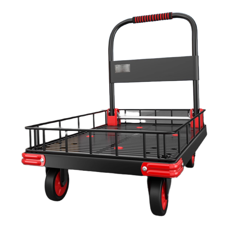 丰奋 手推车 低围栏平板车 95*90*60cm 个高清大图