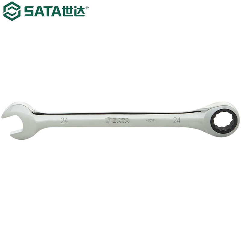 世达(SATA)工具24mm 公制全抛光两用快扳 SATA-43215高清大图