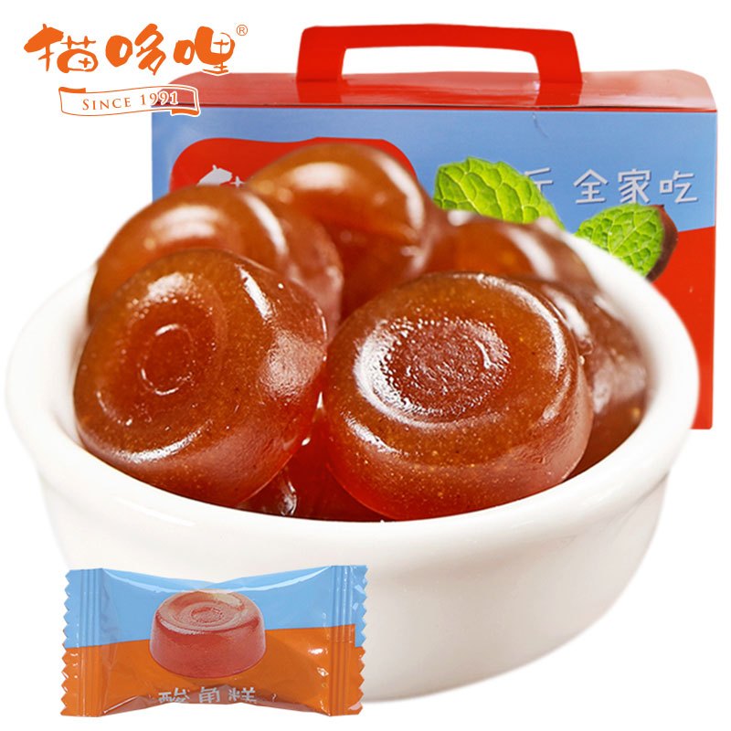 猫哆哩 酸角糕1000g (云南特产 休闲零食)