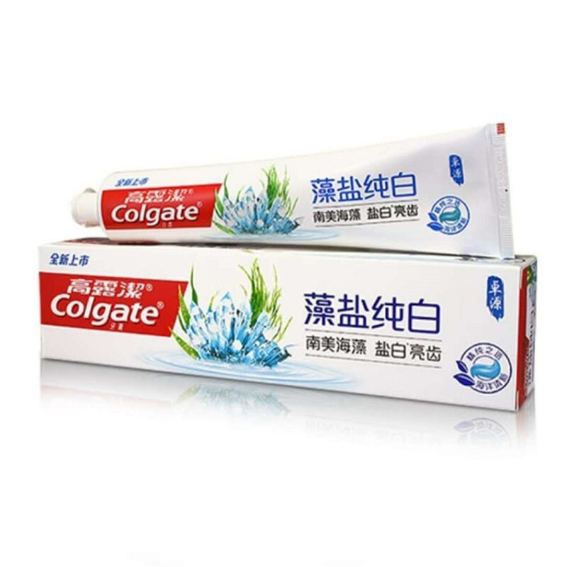 高露洁藻盐纯白牙膏120克*2