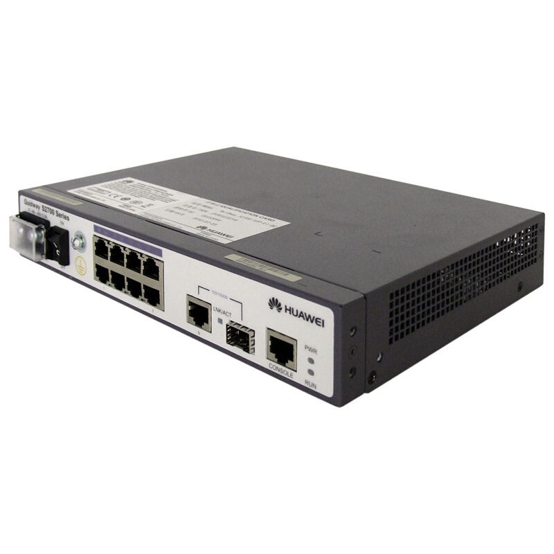 华为交换机S2700-9TP-PWR-EI(8个10/100Base-TX以太网端口,1个10/100/1000Base