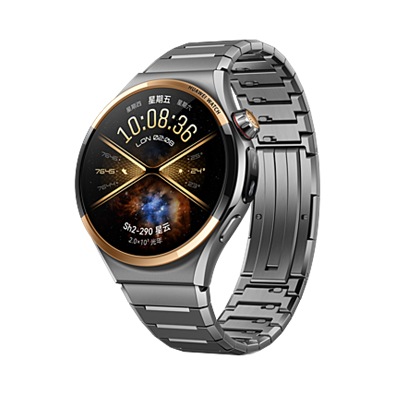 华为HUAWEI WATCH 6 Pro 46mm太空探索航空级钛合金AI健康洞察血管与代谢风险研究华为智能通话手表高清大图
