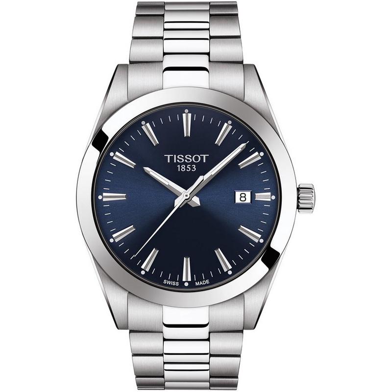 天梭(TISSOT)男士瑞士Tissot经典系列石英腕表40mm防水不锈钢表带