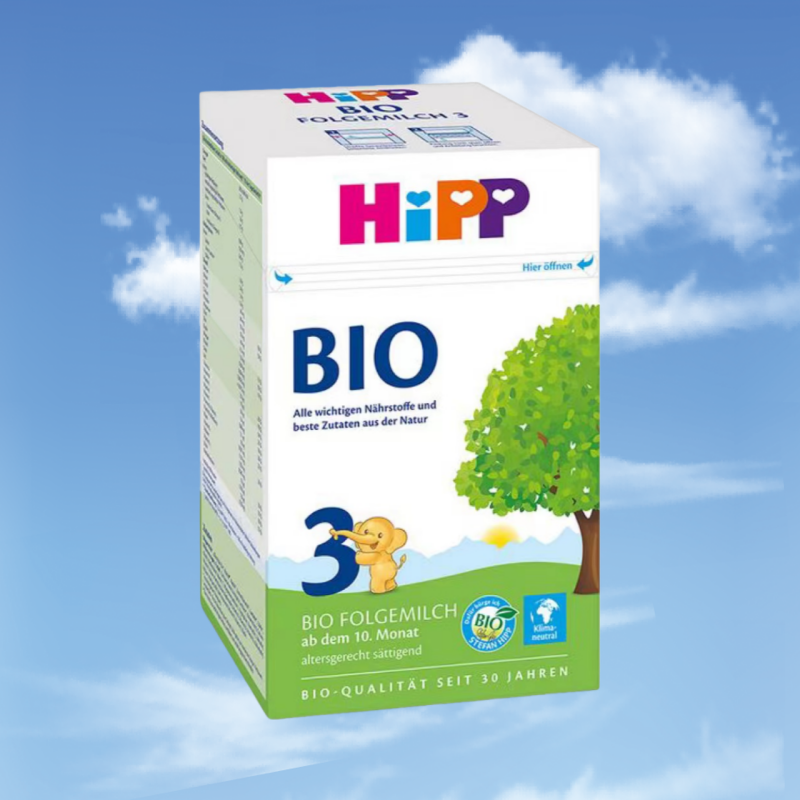 德国喜宝(Hipp)有机配方3段BIO奶粉600g/盒 进口婴幼儿三段奶粉 适合10-12个月宝宝高清大图